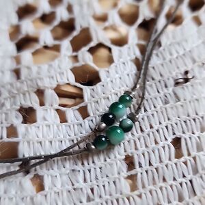 Vintage Dainty Beaded Chain Made In Korea